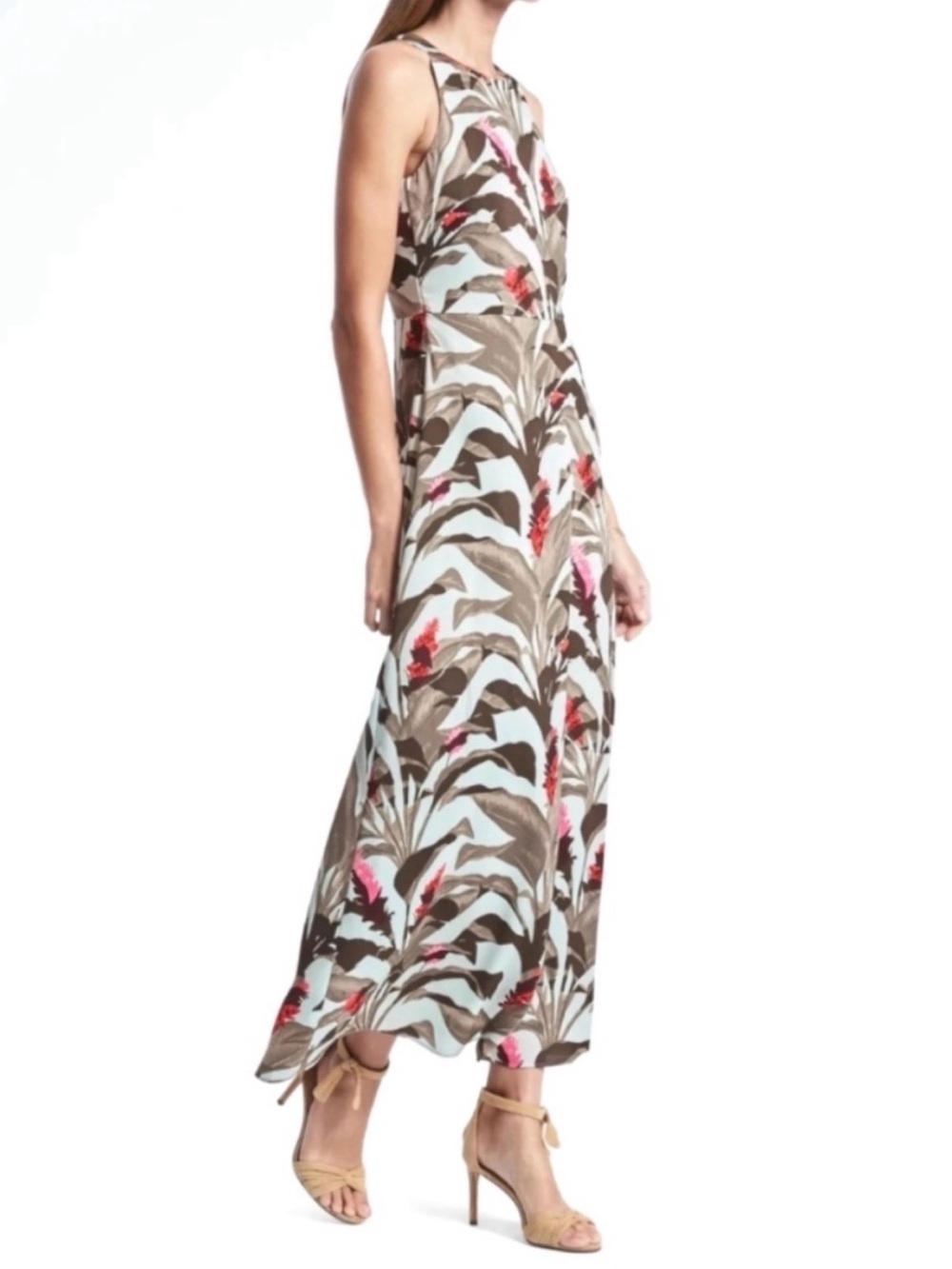 Banana Republic Tropical Maxi Dress